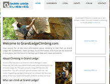 Tablet Screenshot of grandledgeclimbing.com